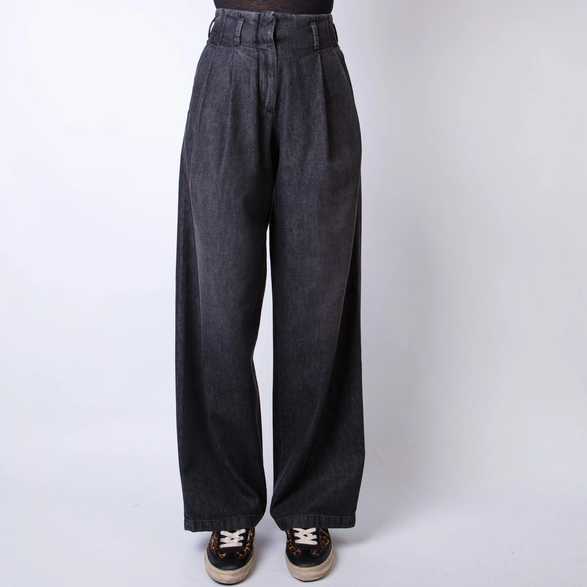 GOLDEN GOOSE TROUSERS GWP01203.P000994 90100 BLACK