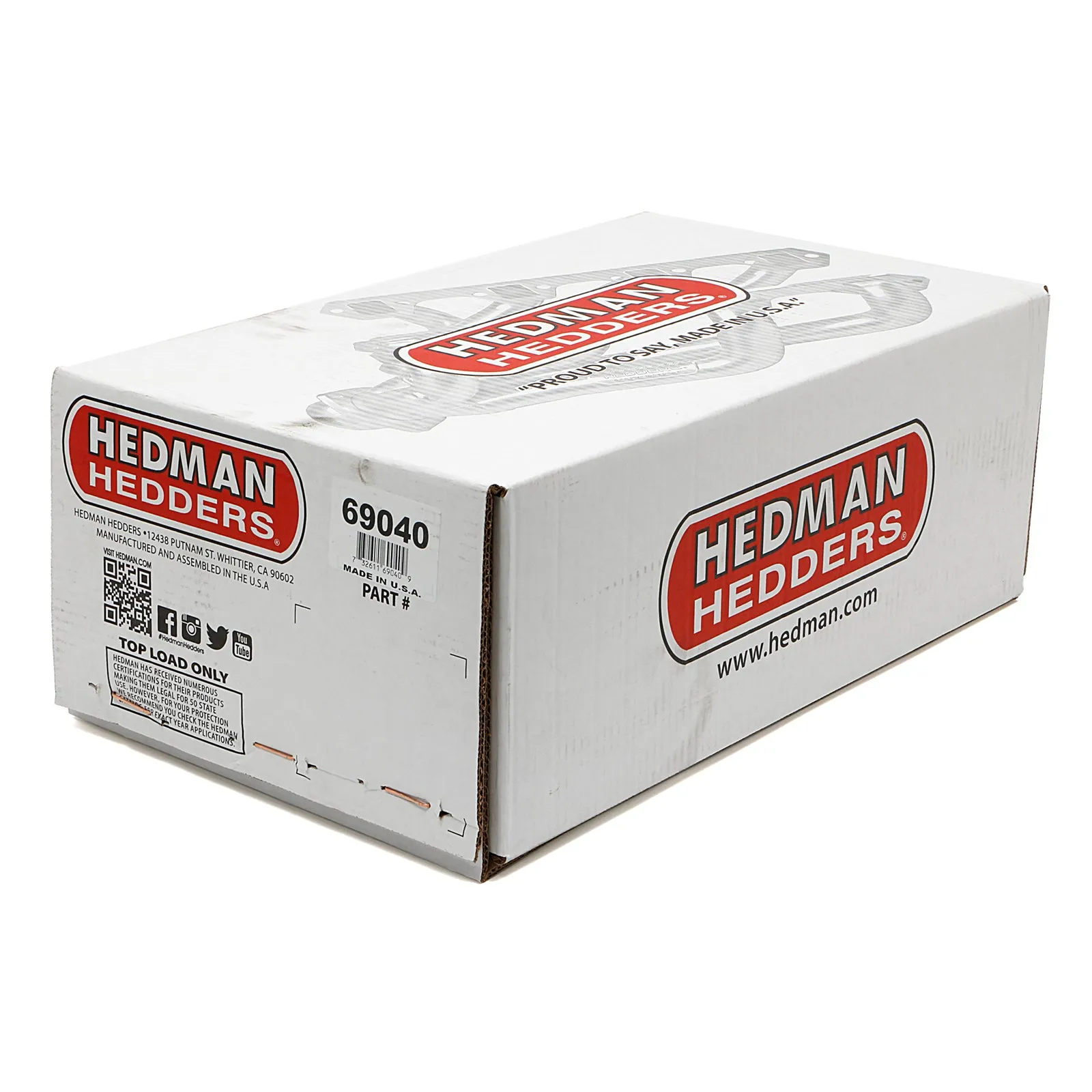 Hedman Hedders Headers - 1.5 in Primary - 2.5 in Collector - 2WD - GM LS-Series - GM Compact SUV / Truck 1982-2004 - Pair