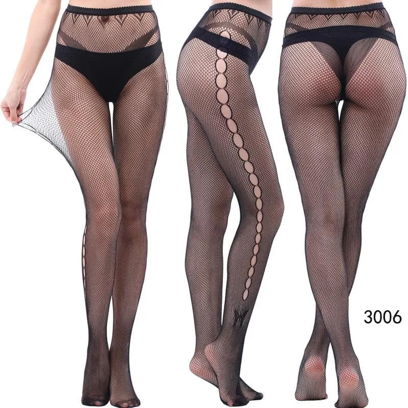 High waist fishnet tights stockings