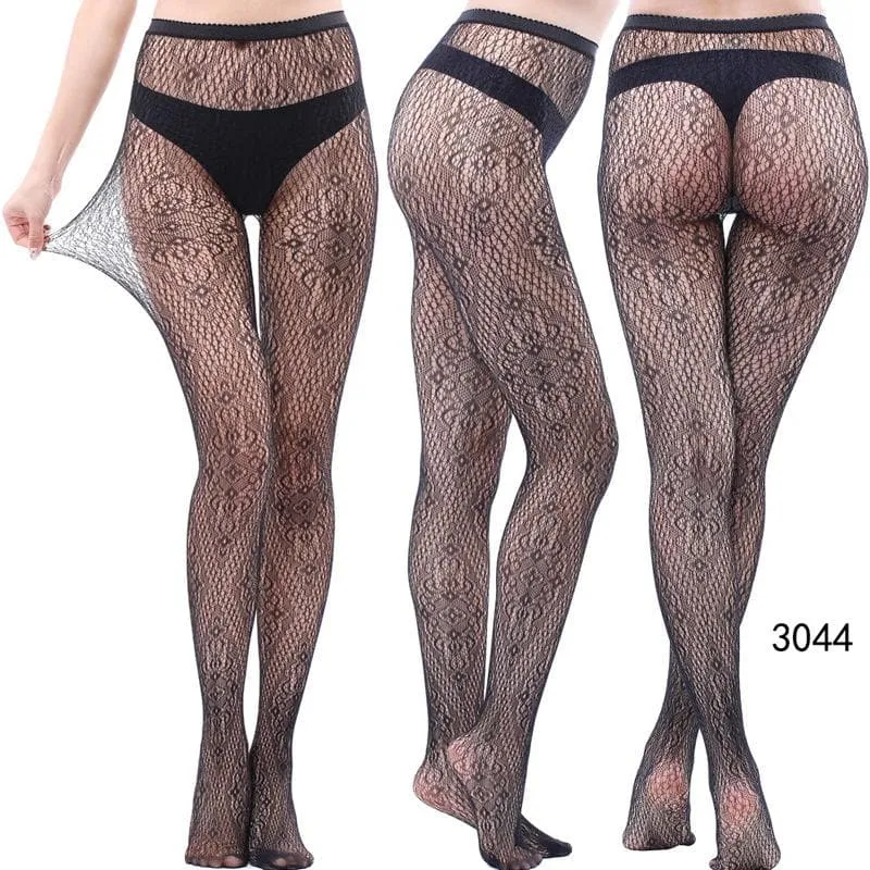 High waist fishnet tights stockings