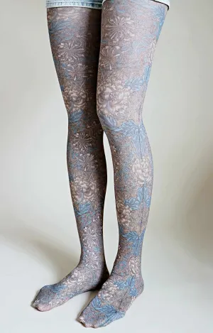 Honeysuckle By William Morris Printed Art Tights