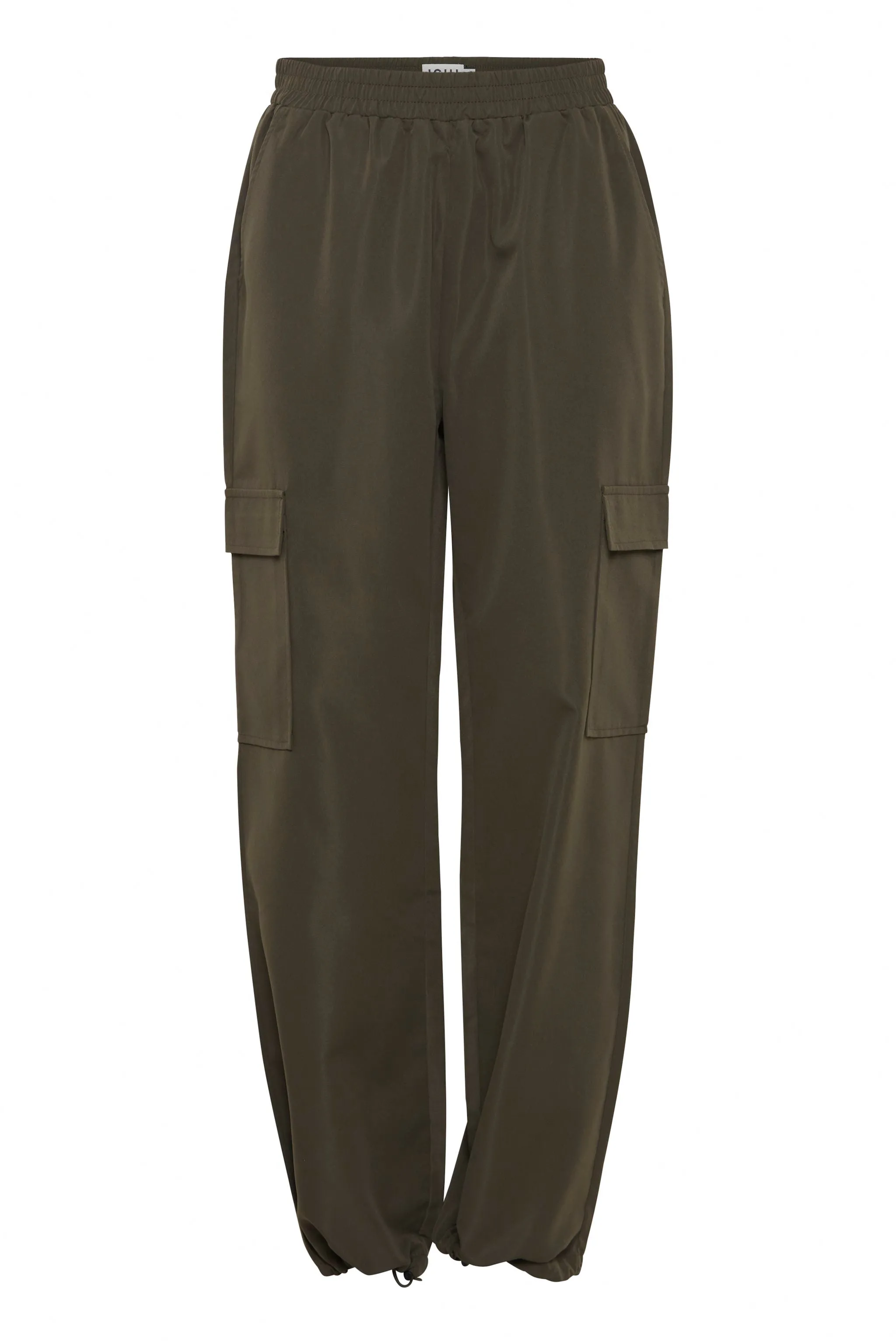 ICHI Kecia Dark Green Trousers