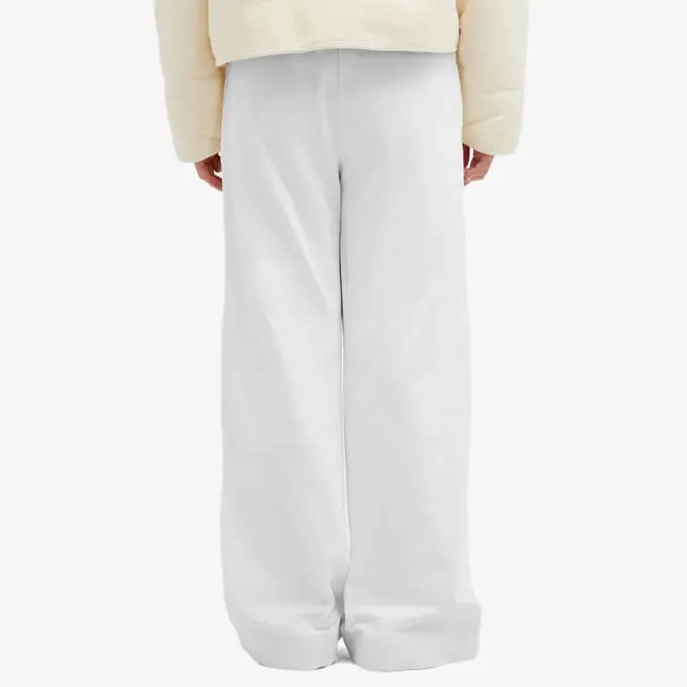 Jil Sander  Wide Leg Casual Pants, white