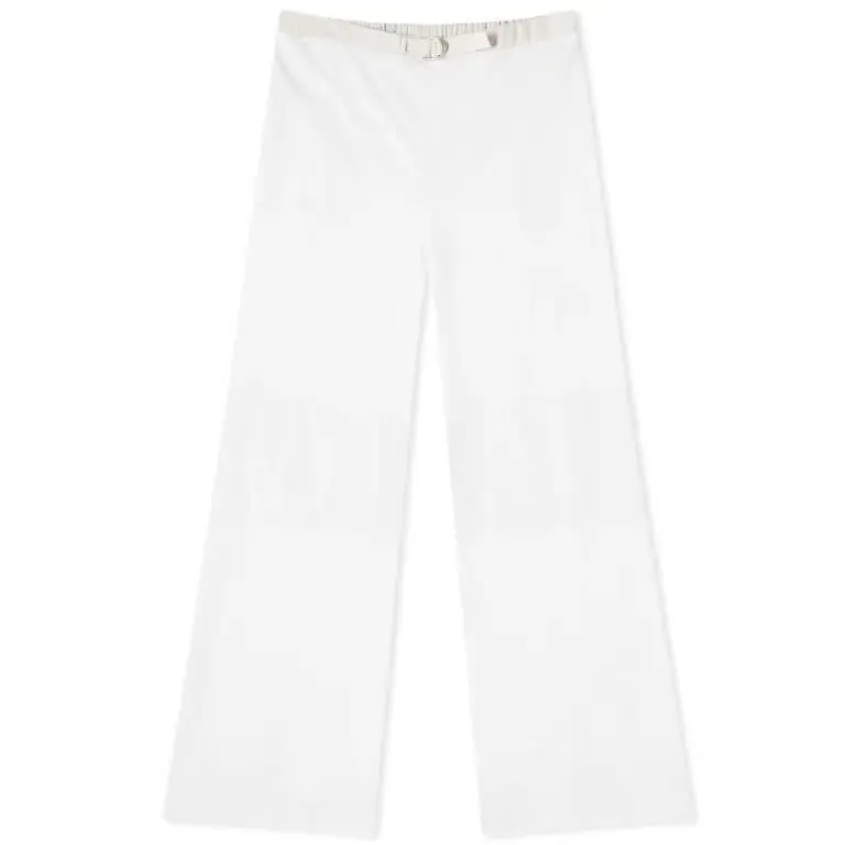 Jil Sander  Wide Leg Casual Pants, white