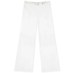 Jil Sander  Wide Leg Casual Pants, white