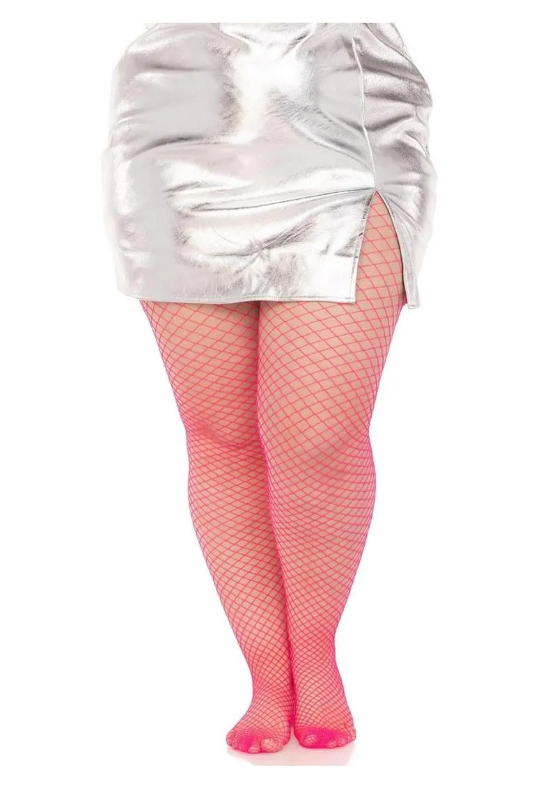 Leg Avenue Spandex Industrial Net Tights - 1x-2x