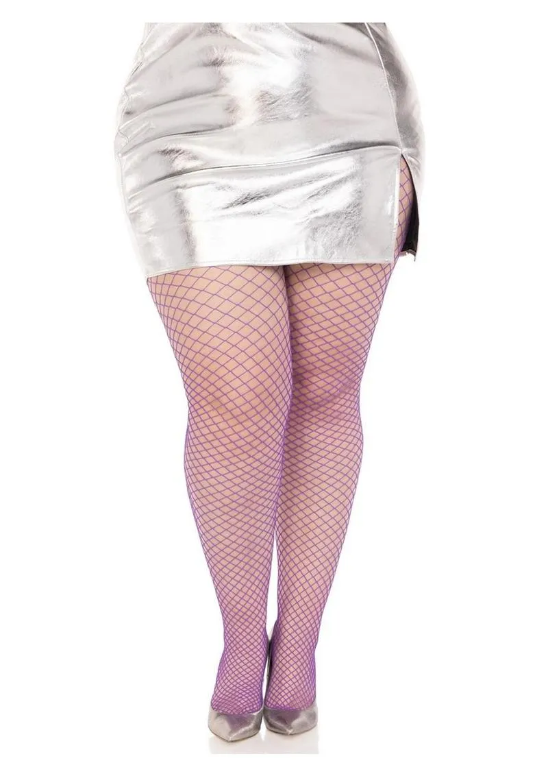 Leg Avenue Spandex Industrial Net Tights - 1x-2x