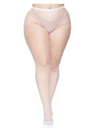 Leg Avenue Spandex Industrial Net Tights - 1x-2x