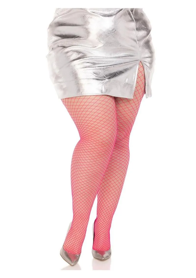 Leg Avenue Spandex Industrial Net Tights - 1x-2x