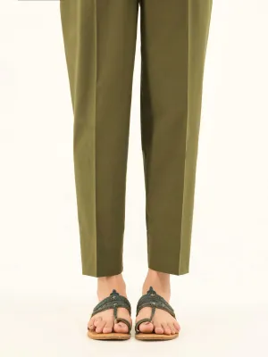 Limelight Army Green Plain Cambric Trouser (P7526TR)