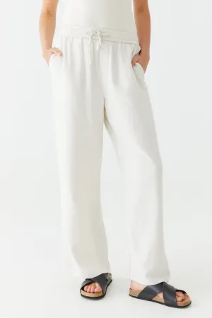 Loose Fit Long Linnen Trousers