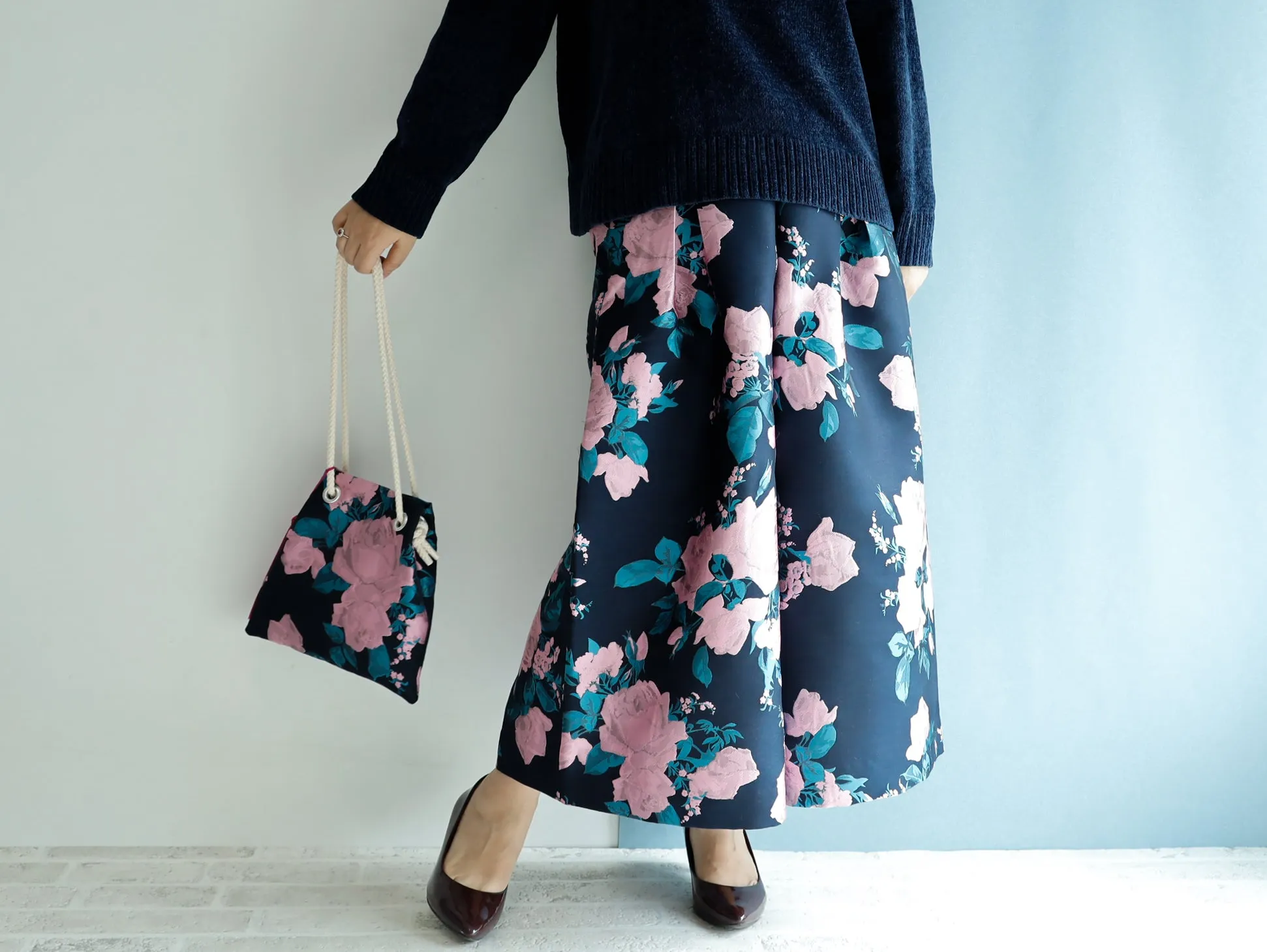 <P06RP85>  EUROPEAN ROSE PINK  GAUCHO trousers