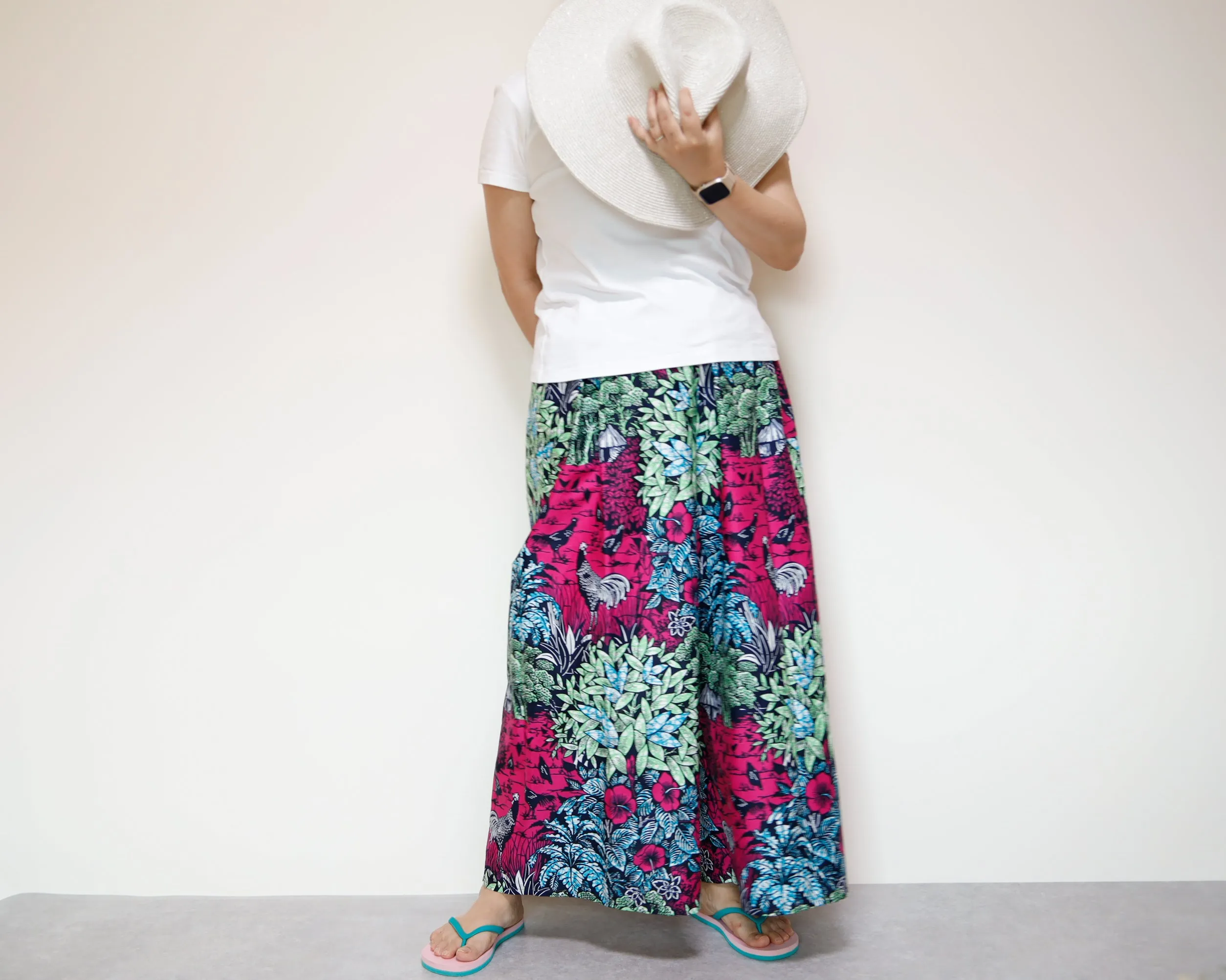 <P15-072>  AFRICAN PRINT Gaucho