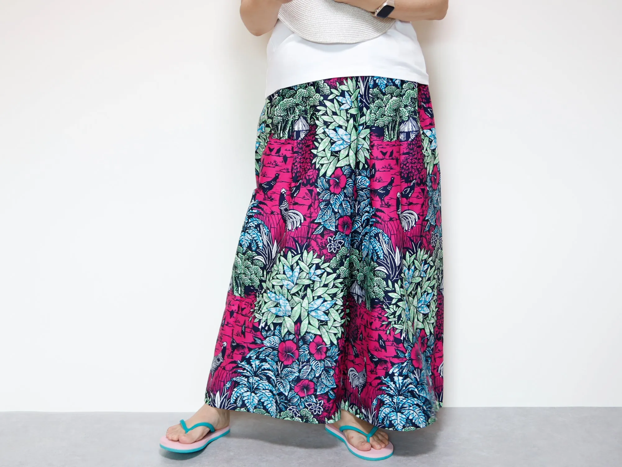 <P15-072>  AFRICAN PRINT Gaucho