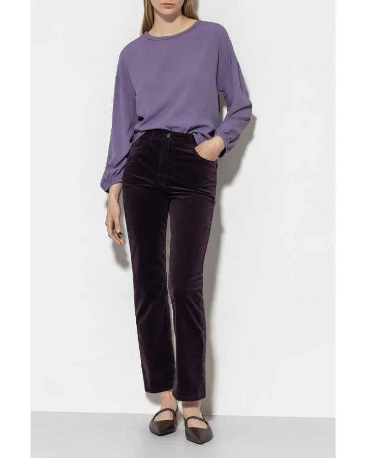 Luisa Cerano Velvet Baby Flare Pant