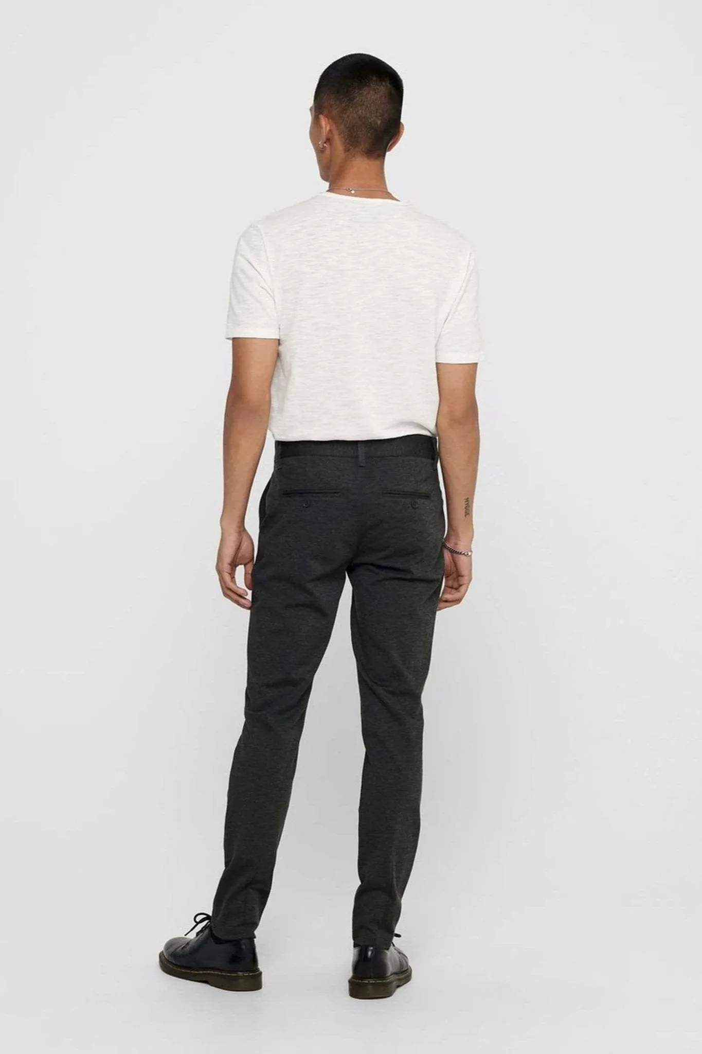 Mark Trousers - Dark Grey (stretch trousers)