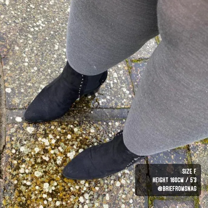 Merino Wool Tights - Silver Lining