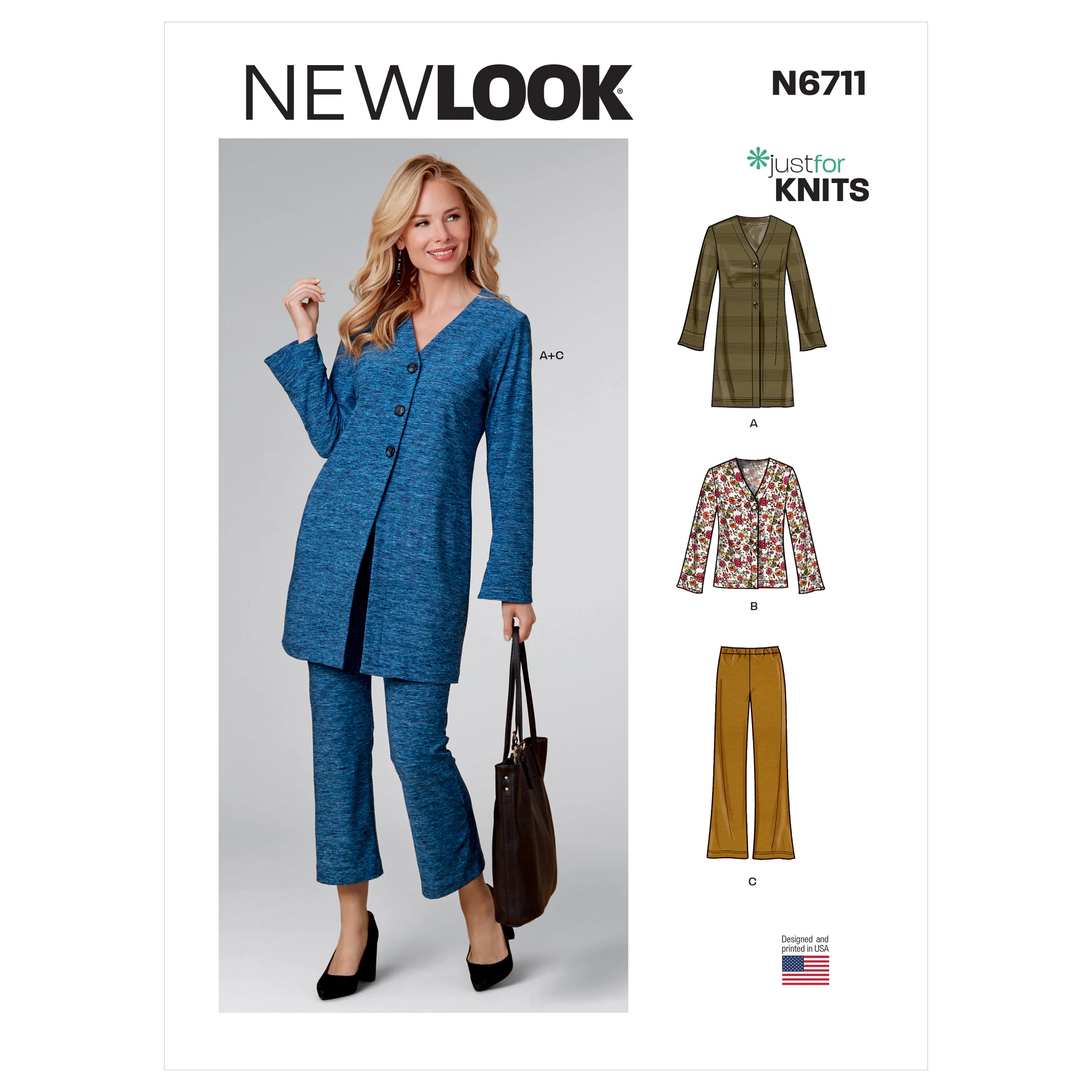 Newlook Pattern N6711 Misses Cardigan And Pants