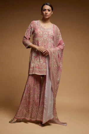 Pale Pink Sharara