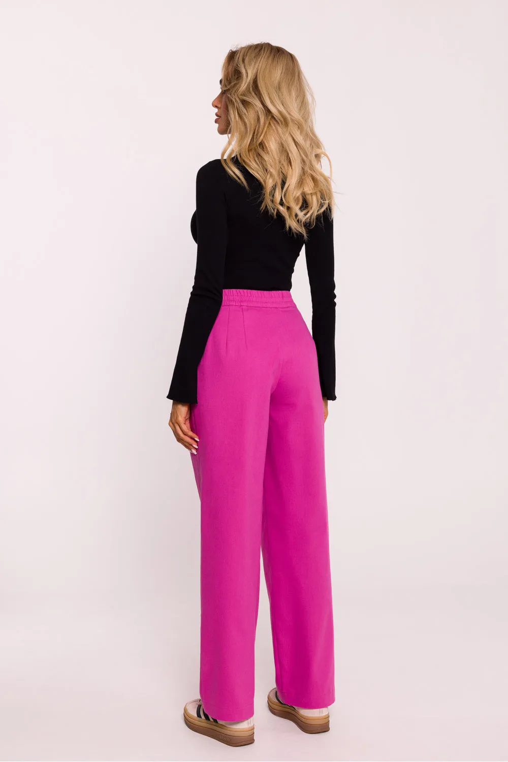 pink - Trousers model 199679 Moe