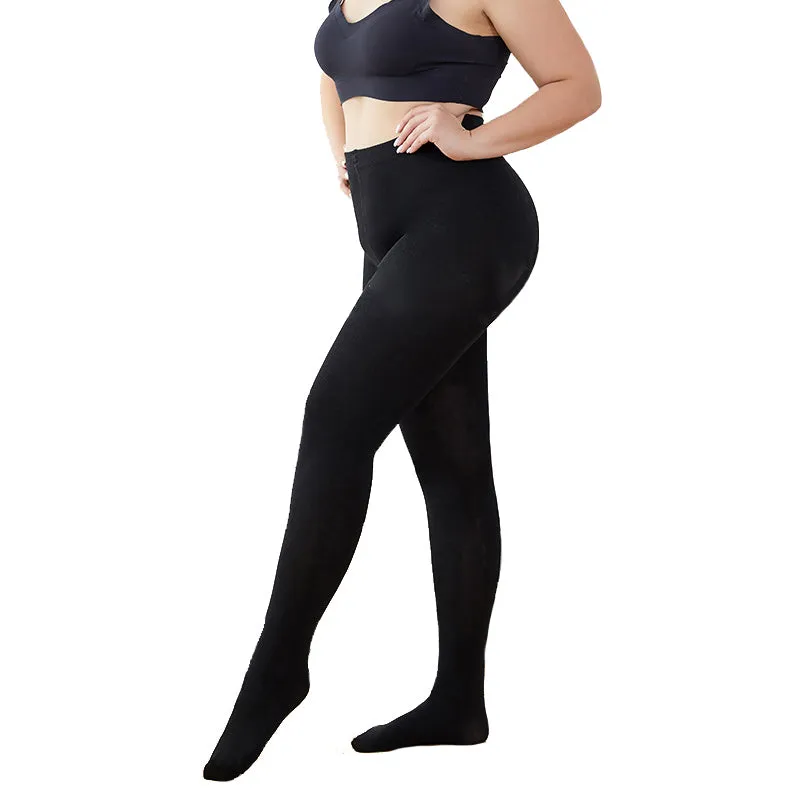 Pomapoma Thermax Women’s Thermal Tights - Regular & Plus Size, Black