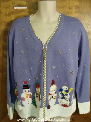 Purple 2sided Ugly Christmas Sweater