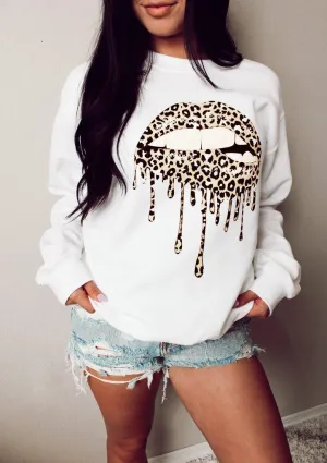 "Sassy Faces" Graphic  Sweatshirt