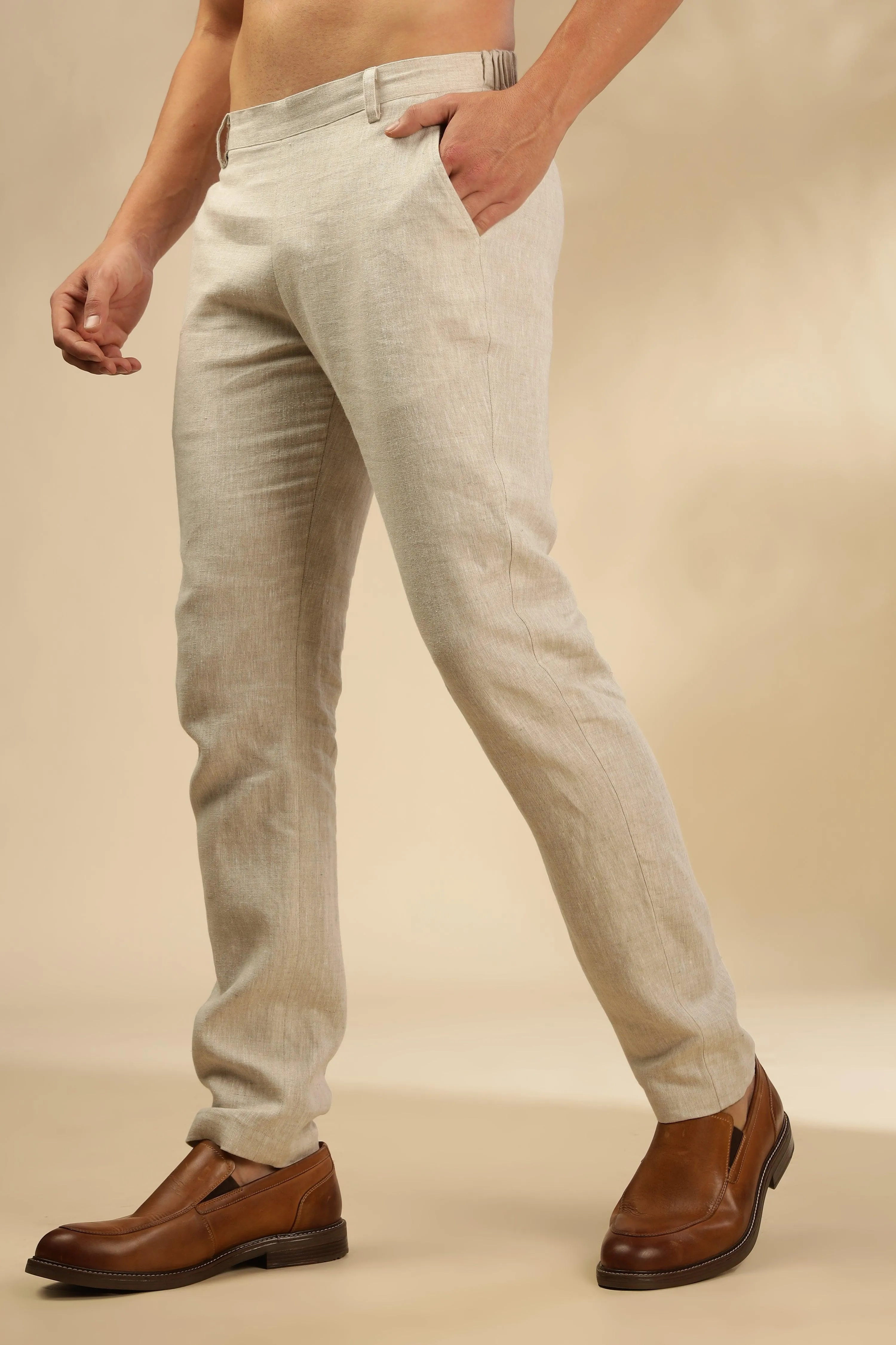 Remi - The Pure Linen Trousers Natural