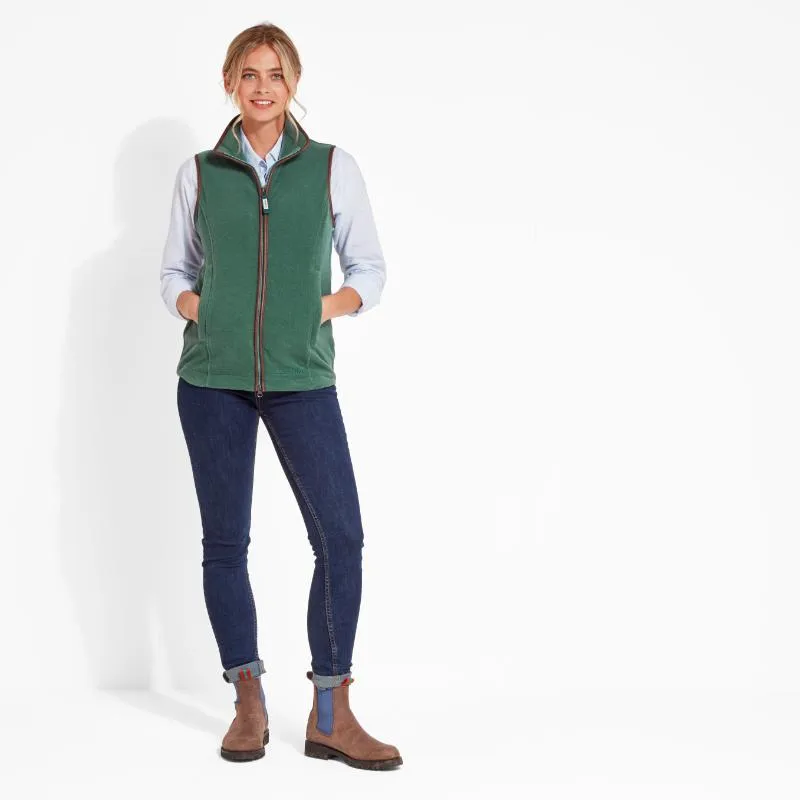 Schoffel Ladies Lyndon Fleece Gilet - Duck Egg