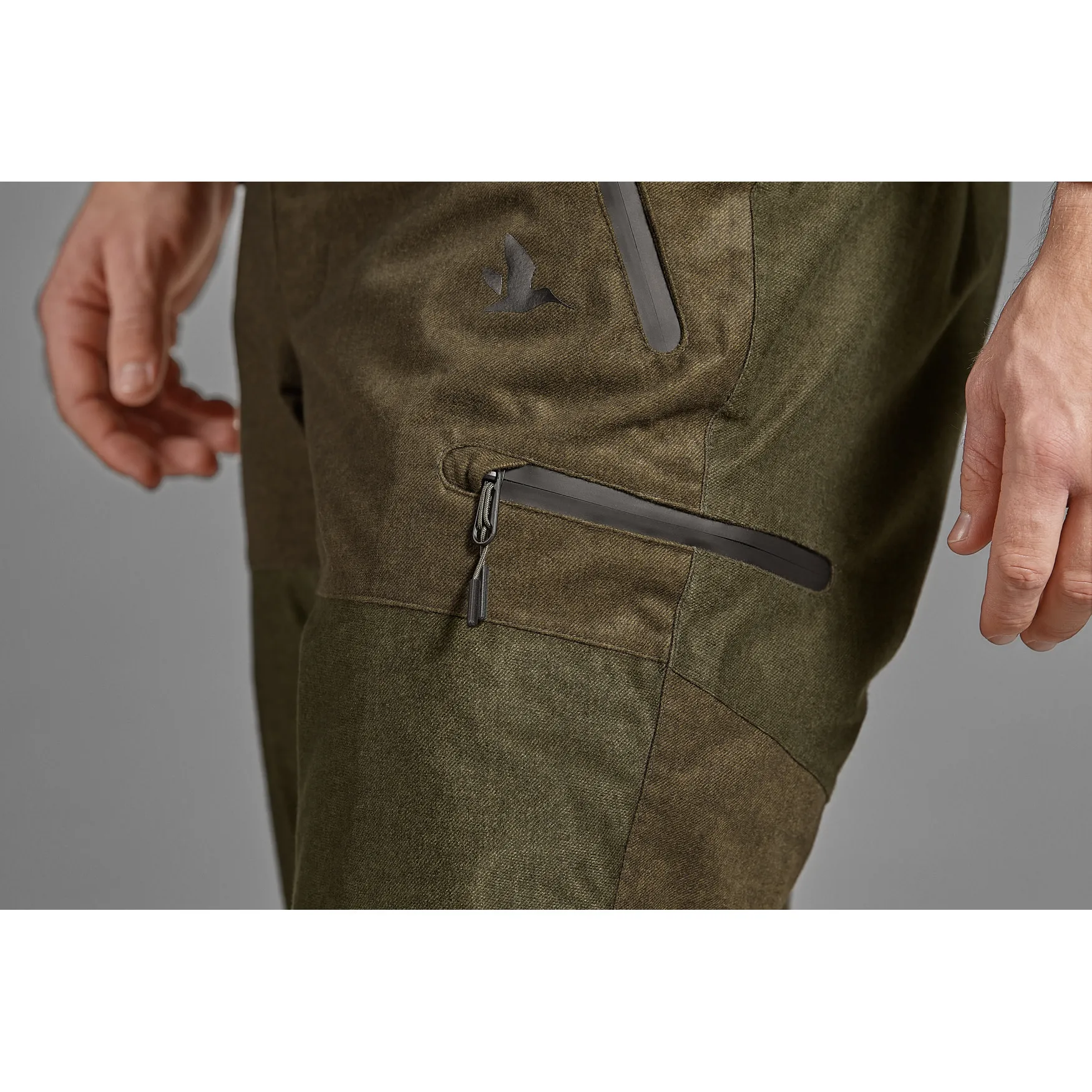 Seeland Men&#x27;s Avail Trousers Pine Green Melange | Buy Seeland Men&#x27;s Avail Trousers Pine Green Melange here | Outnorth