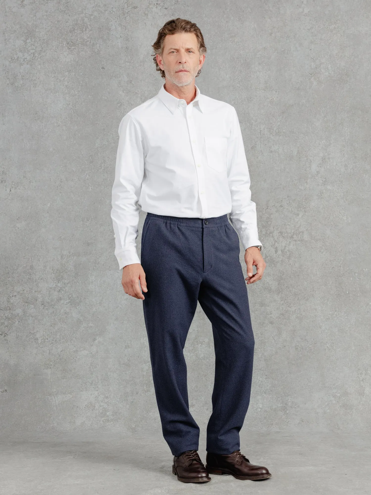 The Seersucker Drawstring Trousers