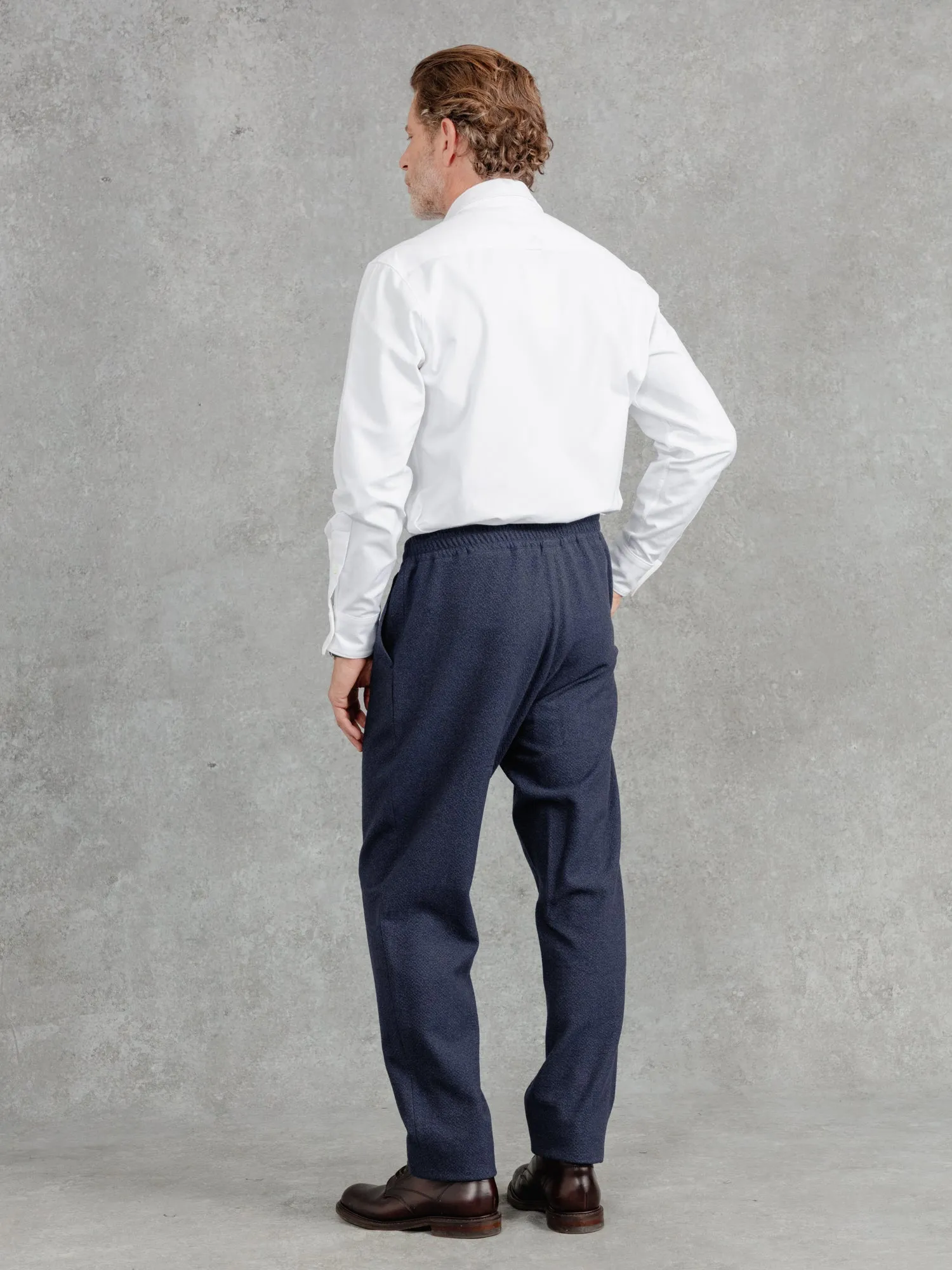 The Seersucker Drawstring Trousers