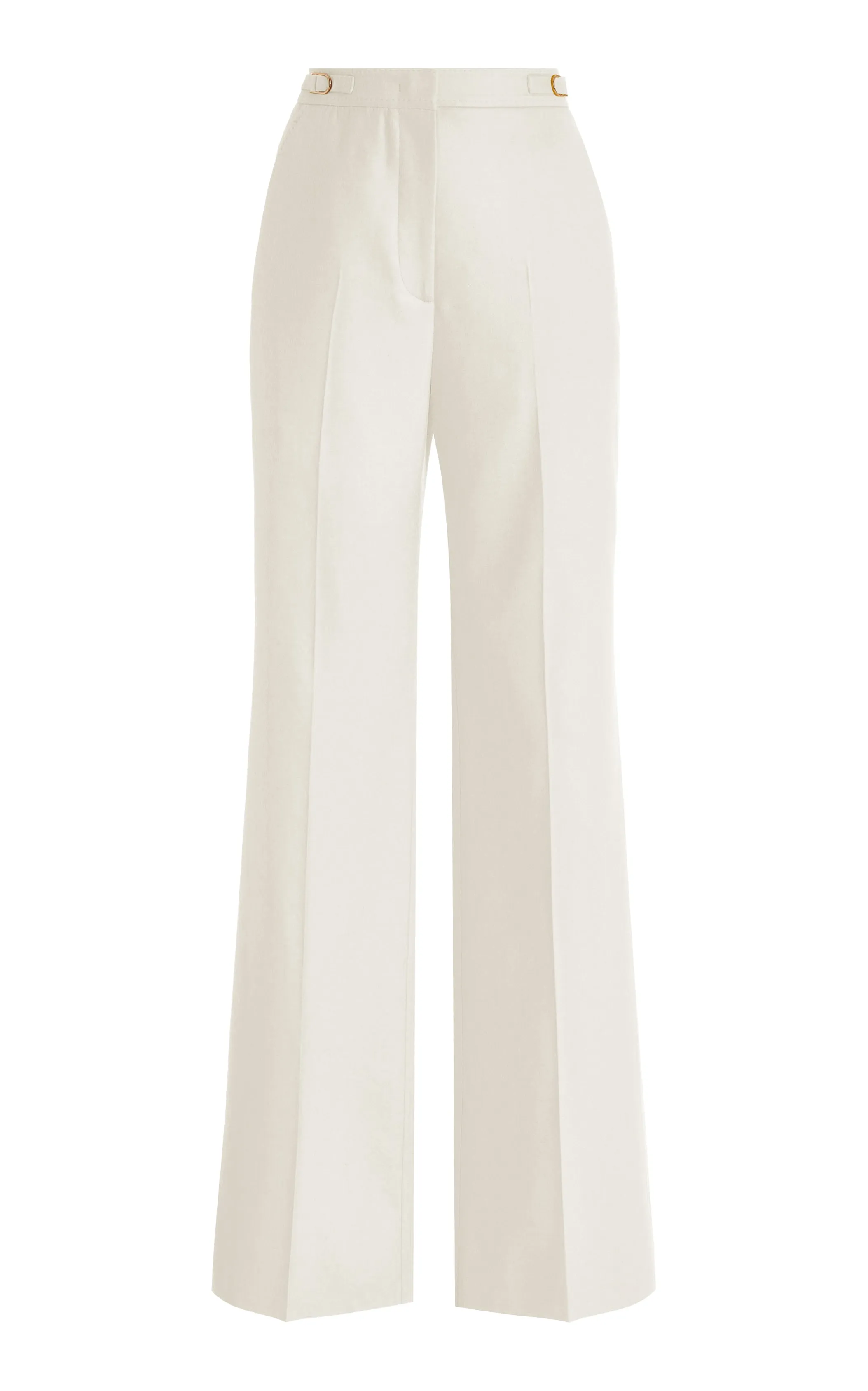 Vesta Pant in Ivory Sportswear Wool