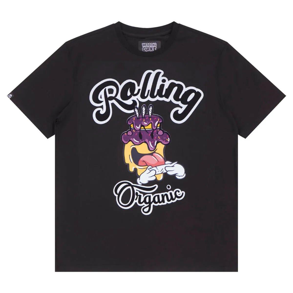 Wedding Cake - T Shirt - Rolling Organic- Black