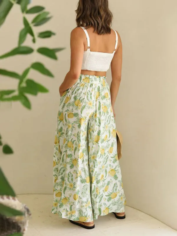 Women's Casual Wide Leg Loose Trousers